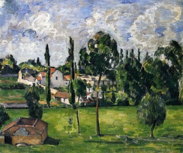 Paul Cézanne œuvres - Paysage avec Waterline Paul Cézanne